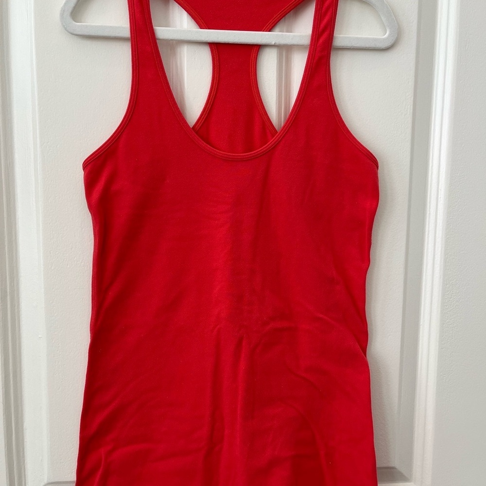Lululemon Red Tank Top
